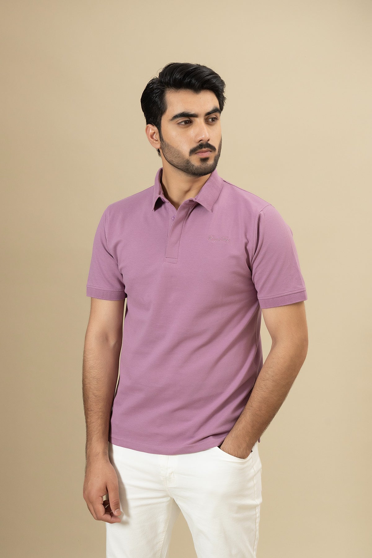 Purple Polo Shirt - RTSF250308-PUR