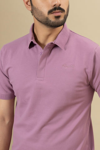 Purple Polo Shirt - RTSF250308-PUR