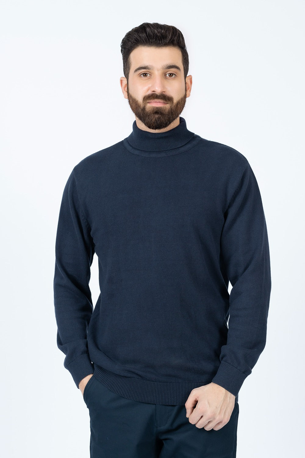 NAVY SWEATER