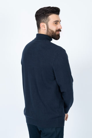 NAVY SWEATER