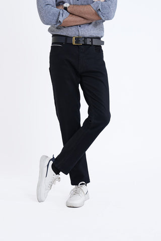 Black Denim Jean JZMS241012-BK