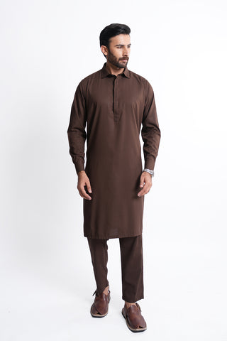 Dark Brown Kurta Trouser KTP240178-DBR