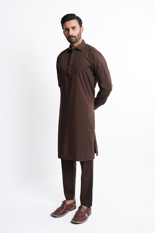 Dark Brown Kurta Trouser KTP240178-DBR