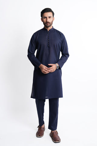 Navy Kurta Trouser KTP240532-NY