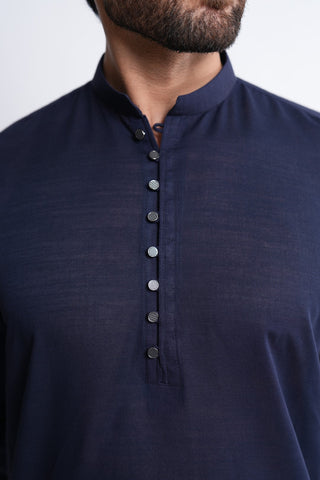 Navy Kurta Trouser KTP240532-NY