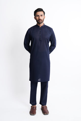 Navy Kurta Trouser KTP240532-NY