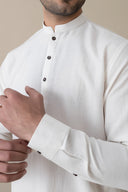 Off White Imperial Kurta Trouser