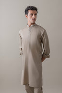 Khaki Kurta Trouser Set