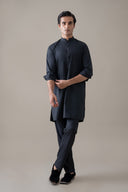 Black Kurta Trouser Set