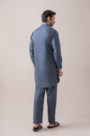 Grey Kurta Trouser Set