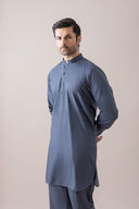 Grey Kurta Trouser Set