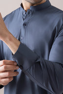 Grey Kurta Trouser Set