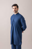Navy Kurta Trouser Set