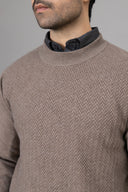 LT-BROWN SWEATERS