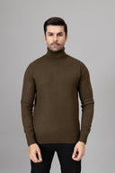 Olive High Neck Sweater