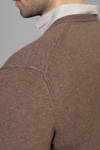 Brown V. Neck Sweater
