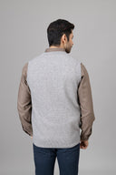 Light Grey V. Neck Sweater