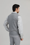 Grey Contemporary Sweater