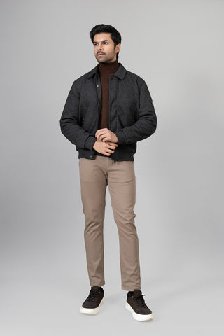 Charcoal Grey Wool Jacket