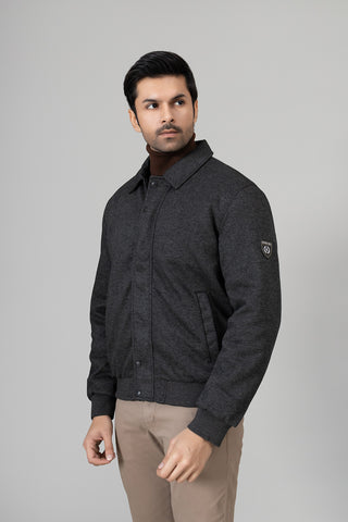 Charcoal Grey Wool Jacket