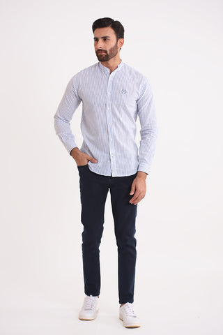 White Lining Casual Shirt