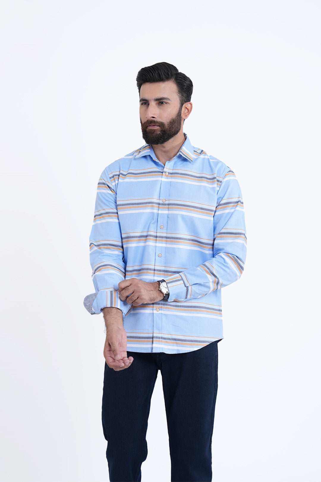 Sky Lining Casual Shirt LS240215-SKY