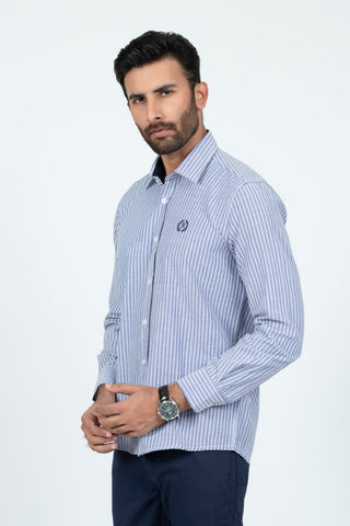 Smart Fit Sky Lining Casual Shirt LS240563-SKY