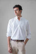 White Classic Casual Shirt