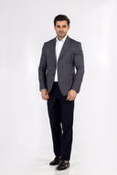 Grey Textured Coat