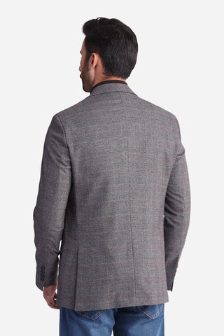 Light Brown Check Coat