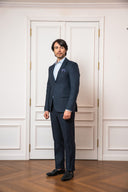 Navy Plain Coat