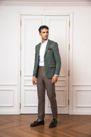 Olive Plain Coat