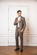 Brown Suit MES411-BR