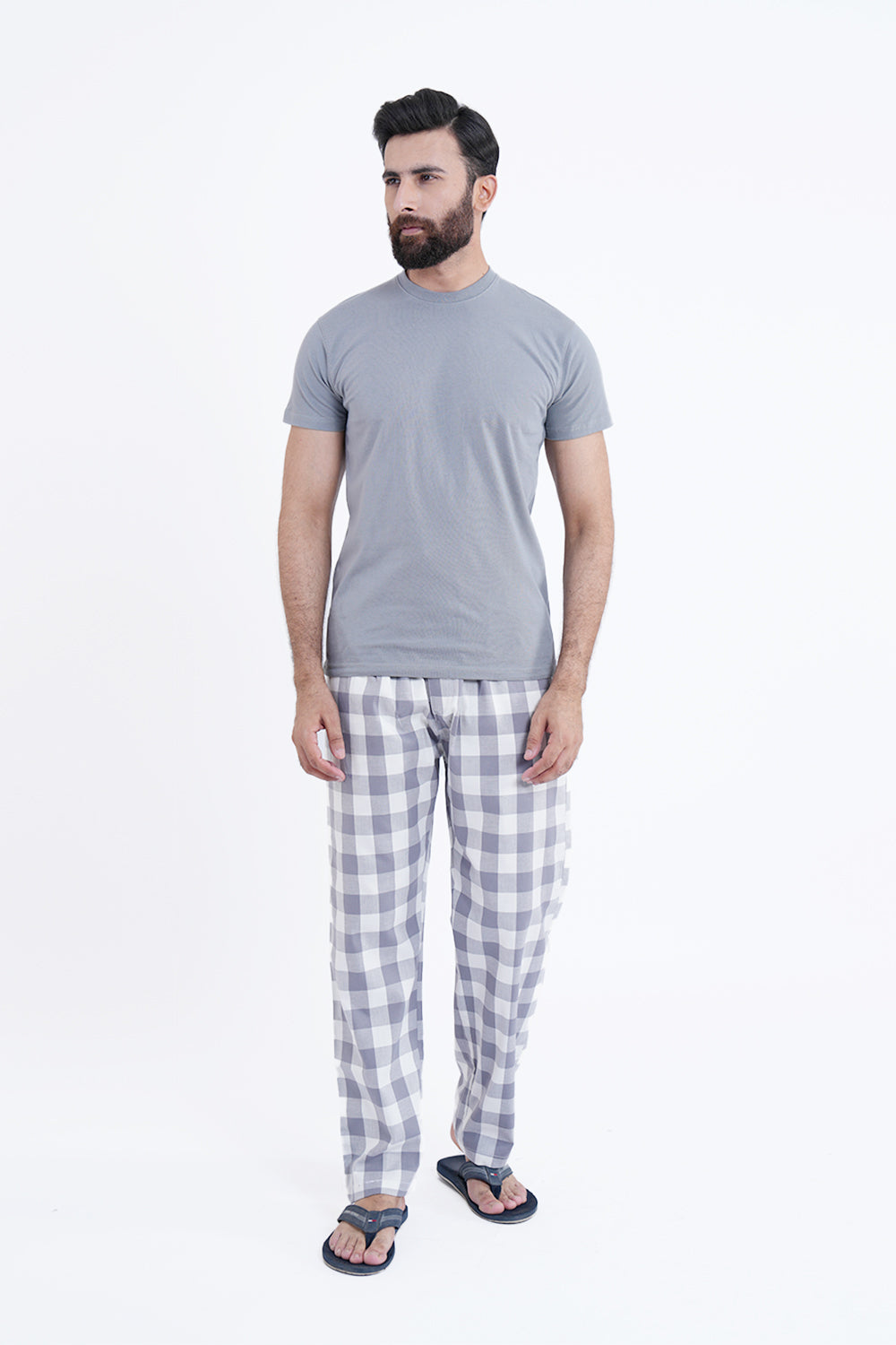 Grey Nightwear Suit NWS240182-GR