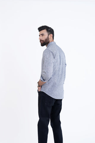 Grey Plain Casual Shirt PC240206-GR