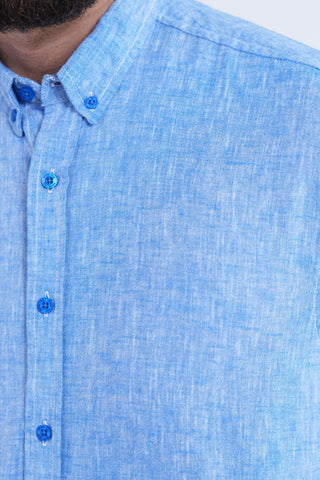 Sky Plain Casual Shirt PC240207-SKY