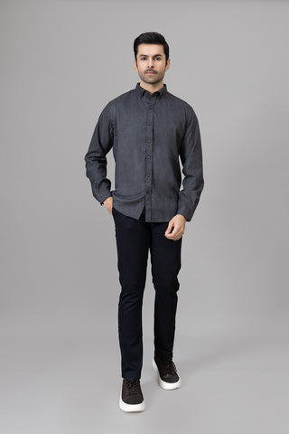 Charcoal Grey Casual Shirt