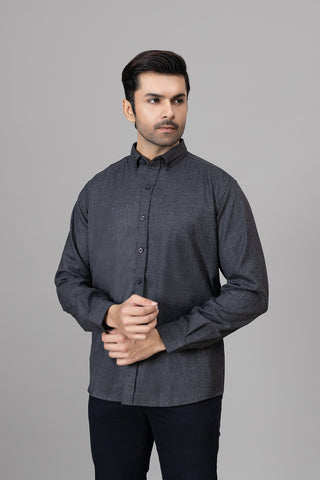 Charcoal Grey Casual Shirt