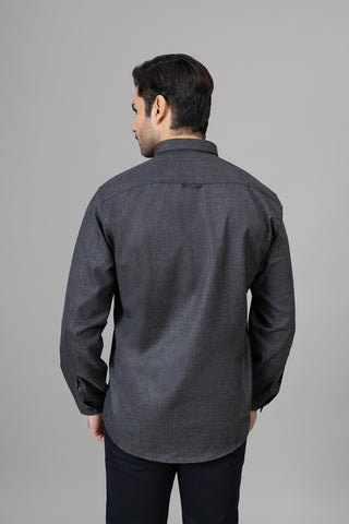 Charcoal Grey Casual Shirt