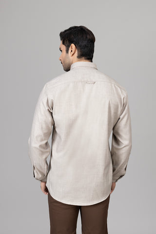 Beige Casual Shirt