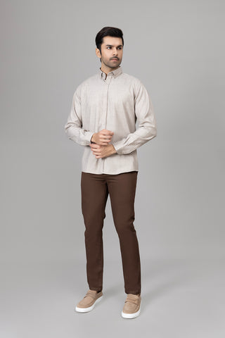 Beige Casual Shirt