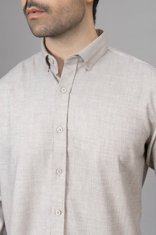 Beige Casual Shirt