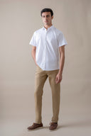 White Essential Casual Shirt