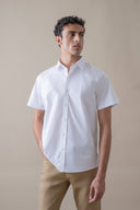 White Essential Casual Shirt