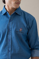Blue Refined Casual Shirt