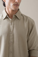 Off White Refined Casual Shirt