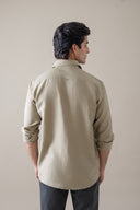 Off White Refined Casual Shirt