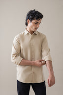 Beige Heritage Casual Shirt