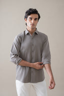 Grey Refined Casual Shirt
