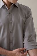 Grey Refined Casual Shirt